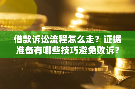武汉借款诉讼流程怎么走？证据准备有哪些技巧避免败诉？