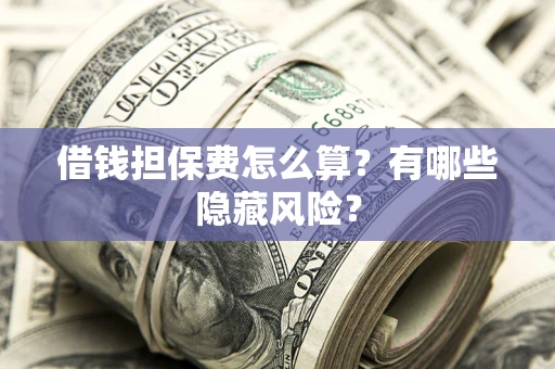 武汉借钱担保费怎么算？有哪些隐藏风险？