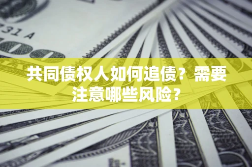 武汉共同债权人如何追债？需要注意哪些风险？