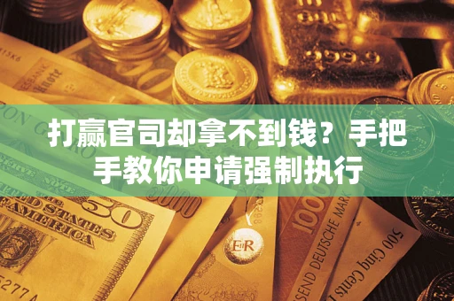 武汉打赢官司却拿不到钱？手把手教你申请强制执行