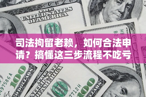 武汉司法拘留老赖，如何合法申请？搞懂这三步流程不吃亏！