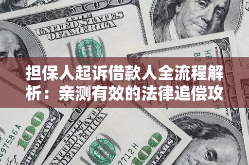 武汉担保人起诉借款人全流程解析：亲测有效的法律追偿攻略