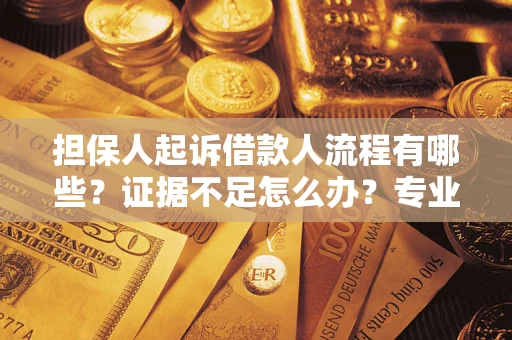 武汉担保人起诉借款人流程有哪些？证据不足怎么办？专业律师解答