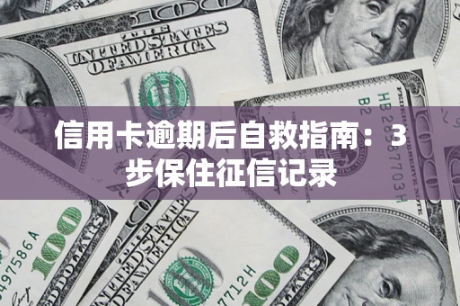 武汉信用卡逾期后自救指南：3步保住征信记录
