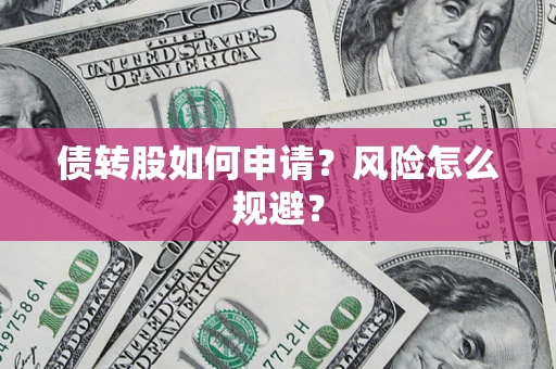 武汉债转股如何申请？风险怎么规避？