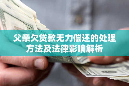 武汉父亲欠贷款无力偿还的处理方法及法律影响解析