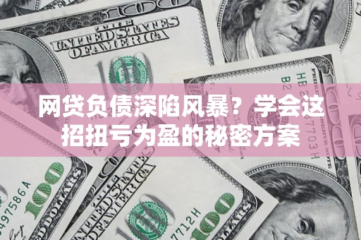 武汉网贷负债深陷风暴？学会这招扭亏为盈的秘密方案